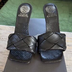 Vince Camuto Black Brelane Mules